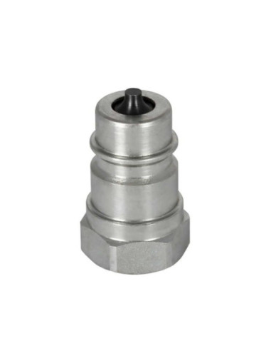 Króciec szybkozłącza hydraulicznego ISO A obustronnie odcinający G 1/4 GW, stal ocynk, NBR | Hydraulika | Eshop Dopak | Wszystko