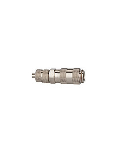 Szybkozłącze pneumatyczne DN2,7 typ 20, skręcane do węża fi 3x4 mm, mosiądz niklowany | Przewody i Złącza | Eshop Dopak | Wszyst