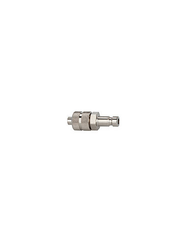 Króciec szybkozłącza DN2,7 typ 20, skręcane do węża fi 3x4 mm, mosiądz niklowany | Przewody i Złącza | Eshop Dopak | Wszystko dl