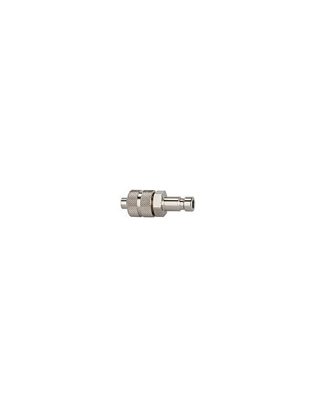 Króciec szybkozłącza DN2,7 typ 20, skręcane do węża fi 3x4 mm, mosiądz niklowany | Przewody i Złącza | Eshop Dopak | Wszystko dl