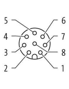 Złącze M12 męskie 0° / M12 żeńskie 0° 7000-48041-7170200 | Przewody i Złącza | Eshop Dopak | Wszystko dla Przemysłu 2