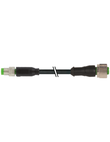 Konektor M8 męski, prosty - M12 żeński, prosty 7000-88241-6300500 | Przewody i Złącza | Eshop Dopak | Wszystko dla Przemysłu