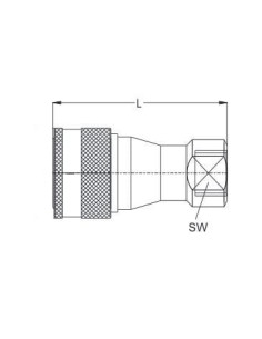 Szybkozłącze hydrauliczne ISO B obustronnie odcinające G 1/8 GW, stal ocynkowana, NBR | Hydraulika | Eshop Dopak | Wszystko dla  2