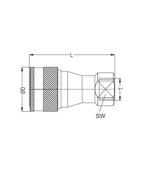 Szybkozłącze hydrauliczne ISO B obustronnie odcinające, G 3/4 GW, mosiądz, NBR | Hydraulika | Eshop Dopak | Wszystko dla Przemys