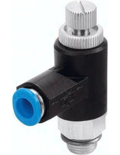 Zawór dławiący, GRLA-1/4-QS-8-RS-B 162968, FESTO | Pneumatyka | Eshop Dopak | Wszystko dla Przemysłu