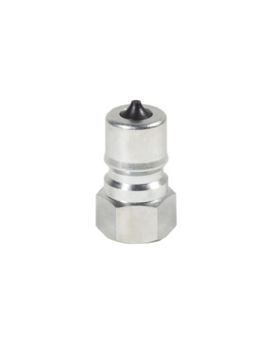 Króciec szybkozłącza hydraulicznego ISO B obustronnie odcinający, G 1/8 GW, stal ocynk, NBR | Hydraulika | Eshop Dopak | Wszystk