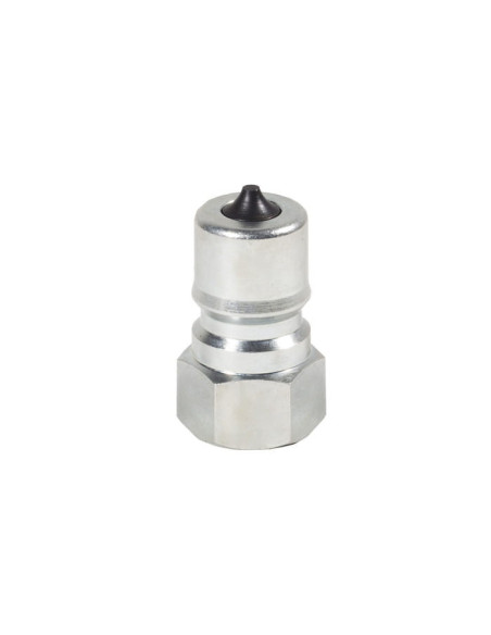 Króciec szybkozłącza hydraulicznego ISO B obustronnie odcinający, G 1/2 GW, stal ocynk, NBR | Hydraulika | Eshop Dopak | Wszystk