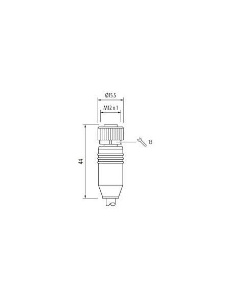 M12 męski prosty / M12 żeński prosty 7000-40021-8622000 | Przewody i Złącza | Eshop Dopak | Wszystko dla Przemysłu