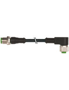 Złącze M12 męskie 0° / M12 żeńskie 90° 7356-40121-6542000 | Przewody i Złącza | Eshop Dopak | Wszystko dla Przemysłu