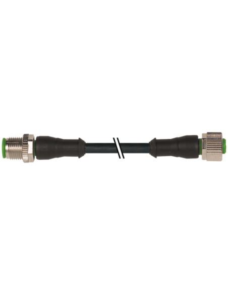 M12 męski prosty / M12 żeński prosty 7000-40041-6150700 | Przewody i Złącza | Eshop Dopak | Wszystko dla Przemysłu
