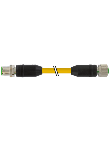 M12 męski 0° / M12 żeński 0° 7000-48001-1140500 | Przewody i Złącza | Eshop Dopak | Wszystko dla Przemysłu