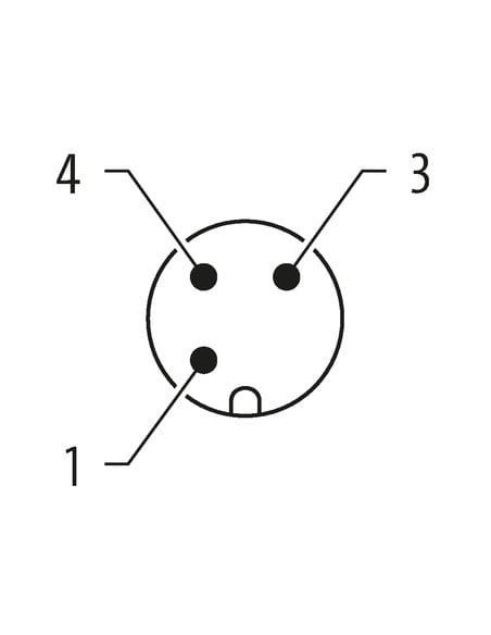 M12 męski prosty / M12 żeński 90° 7000-40101-2330200 | Przewody i Złącza | Eshop Dopak | Wszystko dla Przemysłu