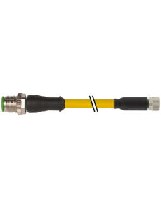 Konektor M12 męski, prosty - M8 żeński, prosty 7000-40581-0310100 | Przewody i Złącza | Eshop Dopak | Wszystko dla Przemysłu