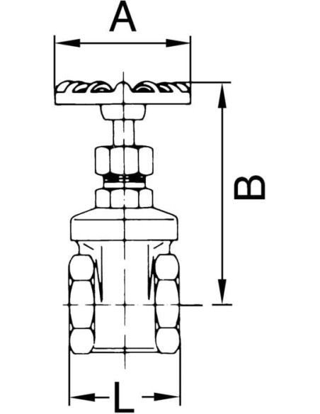 Zawór mufowy G3' zasuwowy | Hydraulika | Eshop Dopak | Wszystko dla Przemysłu