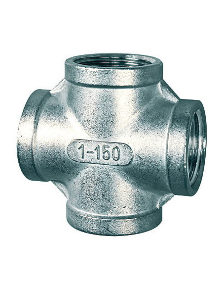 Czwórnik nierdzewny gwintowany WWWW 4 x G 1 GW, stal 316 | Hydraulika | Eshop Dopak | Wszystko dla Przemysłu
