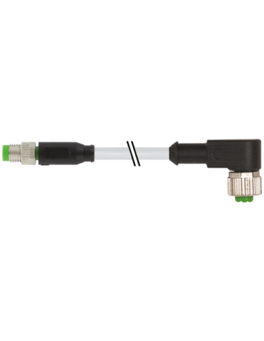 M8 męski prosty / M12 żeński 90° 7000-88261-2300200 | Przewody i Złącza | Eshop Dopak | Wszystko dla Przemysłu