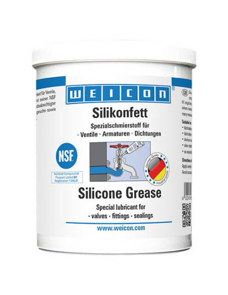 WEICON Silicone Grease 450 g smar specjalny do zaworów, armatury i uszczelek | Chemia techniczna | Eshop Dopak