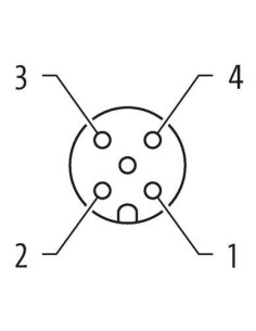 M12 męski prosty / M12 żeński 90° 7000-40121-6540750 | Przewody i Złącza | Eshop Dopak | Wszystko dla Przemysłu 2