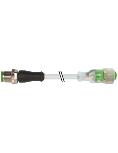 M12 męski prosty / M12 żeński prosty LED 7000-40311-2340060 | Przewody i Złącza | Eshop Dopak | Wszystko dla Przemysłu