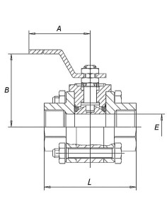 Zawór kulowy ARGOS 1/4" do 140 bar A216 WCB (A105)/PTFE CRB | Hydraulika | Eshop Dopak | Wszystko dla Przemysłu 2