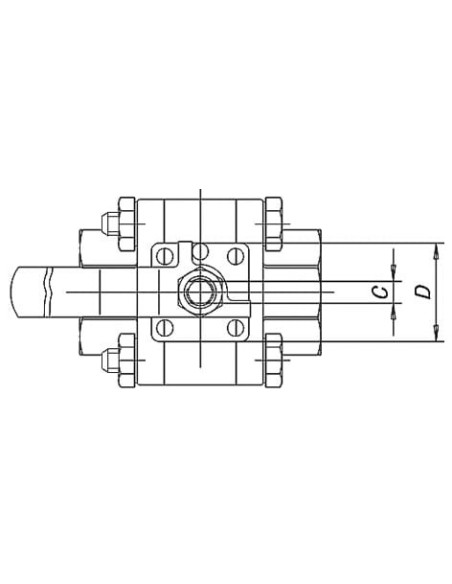 Zawór kulowy ARGOS 1/4" do 140 bar A216 WCB (A105)/PTFE CRB | Hydraulika | Eshop Dopak | Wszystko dla Przemysłu