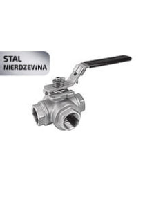 Zaw.ku. GEMINI 3/4" www trójdrożny "T" Aisi 316 PTFE | Hydraulika | Eshop Dopak | Wszystko dla Przemysłu