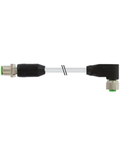 M12 męski prosty / M12 żeński 90° 7000-40121-8620300 | Przewody i Złącza | Eshop Dopak | Wszystko dla Przemysłu