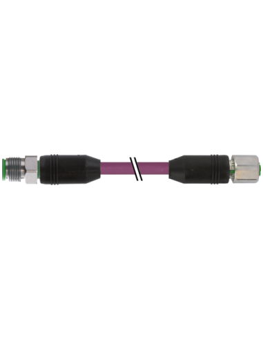 M12 męski prosty / M12 żeński prosty ekranowany V4A 7004-40531-8030300 | Przewody i Złącza | Eshop Dopak | Wszystko dla Przemysł