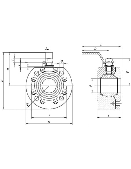 Zawór kul. kołn..SELENE DN150 AISI 316L PN10/16 z bloku | Hydraulika | Eshop Dopak | Wszystko dla Przemysłu