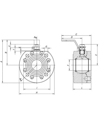Zawór kul. kołn.. SELENE DN200 A105 PTFE odlewany PN16 | Hydraulika | Eshop Dopak | Wszystko dla Przemysłu