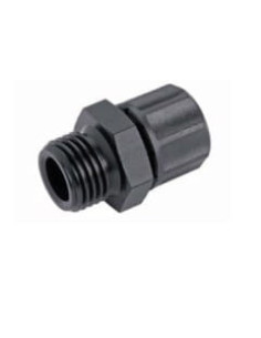 Złączka skręcana prosta M12x1,5 GZ do węża fi 6x4 mm, aluminium anodyzowane