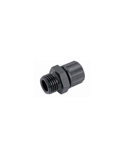 Złączka skręcana prosta M12x1,5 GZ do węża fi 8x6 mm, aluminium anodyzowane