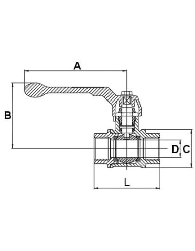 Zawór kulowy TOTALSteelBall 3/4" WW do 100 bar, mosiądz niklowany | Hydraulika | Eshop Dopak | Wszystko dla Przemysłu