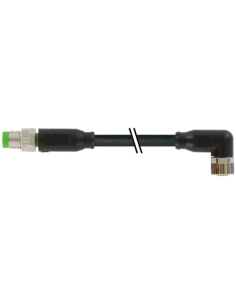 M8 męski 0° / M8 żeński 90° 7000-88025-6100040 | Przewody i Złącza | Eshop Dopak | Wszystko dla Przemysłu