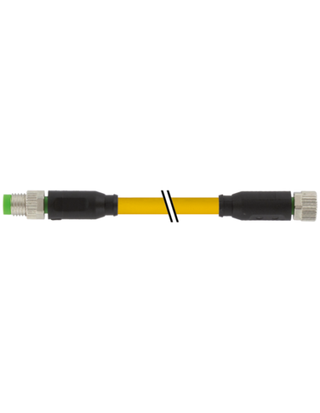 M8 męski prosty / M8 żeński prosty 7000-88011-0310150 | Przewody i Złącza | Eshop Dopak | Wszystko dla Przemysłu