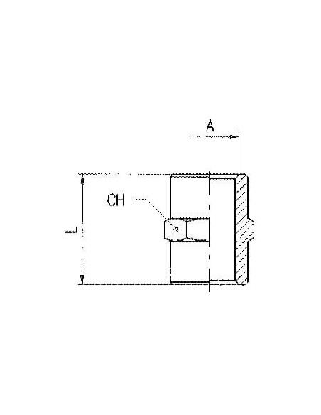 Mufa G 1/8 GW, gwint wewnętrzny, mosiądz niklowany | Hydraulika | Eshop Dopak | Wszystko dla Przemysłu
