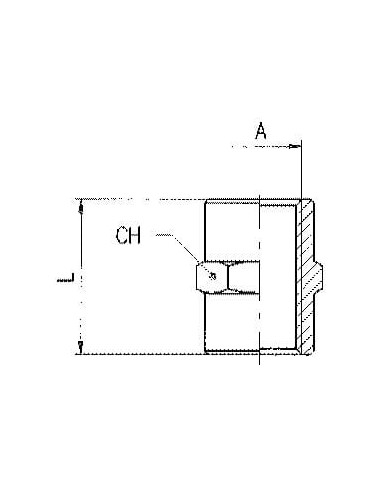 Mufa M5 GW, gwint wewnętrzny, mosiądz niklowany | Hydraulika | Eshop Dopak | Wszystko dla Przemysłu