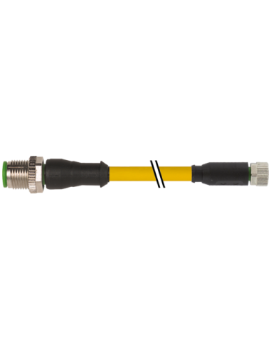 Konektor M12 męski, prosty - M8 żeński, prosty 7700-40581-U040030 | Przewody i Złącza | Eshop Dopak | Wszystko dla Przemysłu