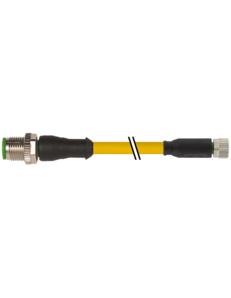 Konektor M12 męski, prosty - M8 żeński, prosty 7700-40581-U040030 | Przewody i Złącza | Eshop Dopak | Wszystko dla Przemysłu