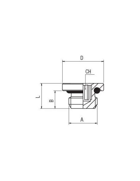 Korek z oringiem FKM G1/8z | Hydraulika | Eshop Dopak | Wszystko dla Przemysłu