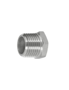 Korek nierdzewny gwintowany 6-kątny z nakrętką R 1/8 GZ, stal 316 | Hydraulika | Eshop Dopak | Wszystko dla Przemysłu