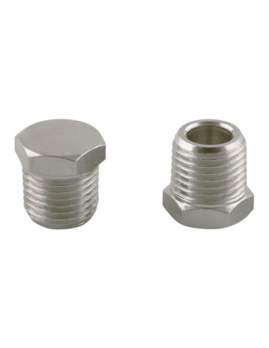 Korek mosiądz niklowany R1, MN | Hydraulika | Eshop Dopak | Wszystko dla Przemysłu