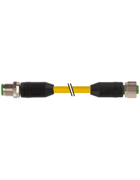 Konektor męski prosty - M12 żeński prosty 7700-40021-1500060 | Przewody i Złącza | Eshop Dopak | Wszystko dla Przemysłu