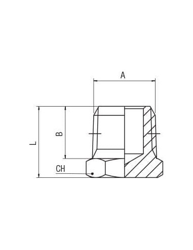Korek mosiądz niklowany R1/2z, MN | Hydraulika | Eshop Dopak | Wszystko dla Przemysłu