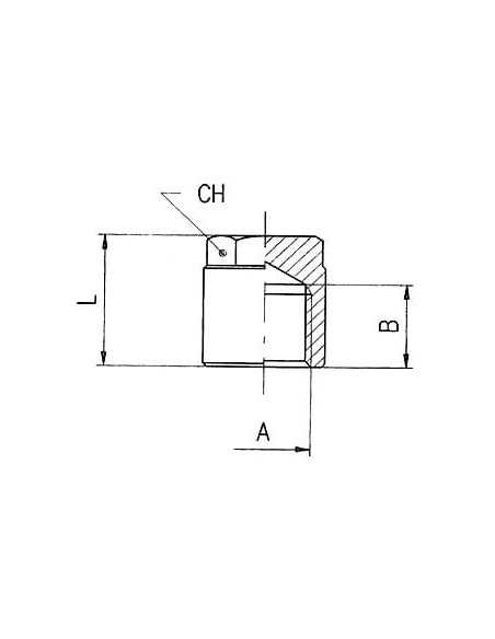 Korek gwintowany z nakrętką G 1/2 GW, mosiądz niklowany | Hydraulika | Eshop Dopak | Wszystko dla Przemysłu