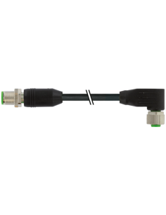 M12 męski 0° / M12 żeński 90° 7000-48011-7220300 | Przewody i Złącza | Eshop Dopak | Wszystko dla Przemysłu