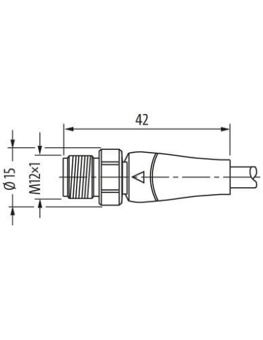 M12 męski 0° / M12 żeński 0° F B PRO 7024-40021-3210750 | Przewody i Złącza | Eshop Dopak | Wszystko dla Przemysłu