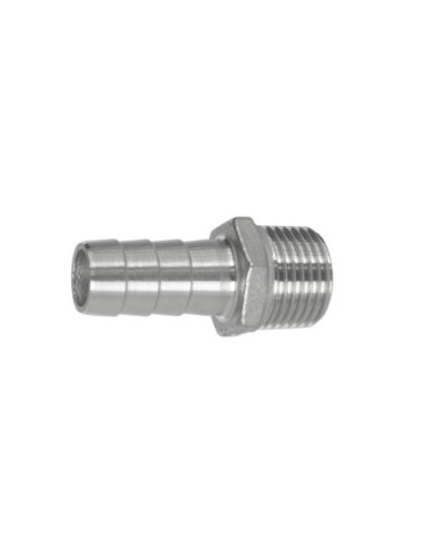 Króciec gwintowany nierdzewny choinka do węża fi 1 1/2 cala, R 1 1/2 GZ , stal 316 | Hydraulika | Eshop Dopak | Wszystko dla Prz