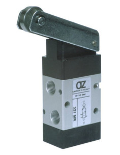 Zawór mechaniczny mini 3/2 G 1/8 NC normalnie zamknięty, z rolką, AZ Pneumatica | Pneumatyka | Eshop Dopak | Wszystko dla Przemy