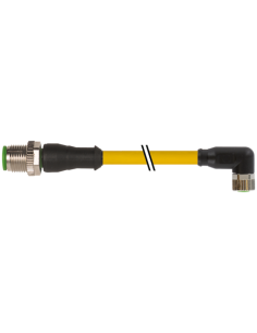 M12 męski prosty / M8 żeński 90° 7000-40601-0300060 | Przewody i Złącza | Eshop Dopak | Wszystko dla Przemysłu